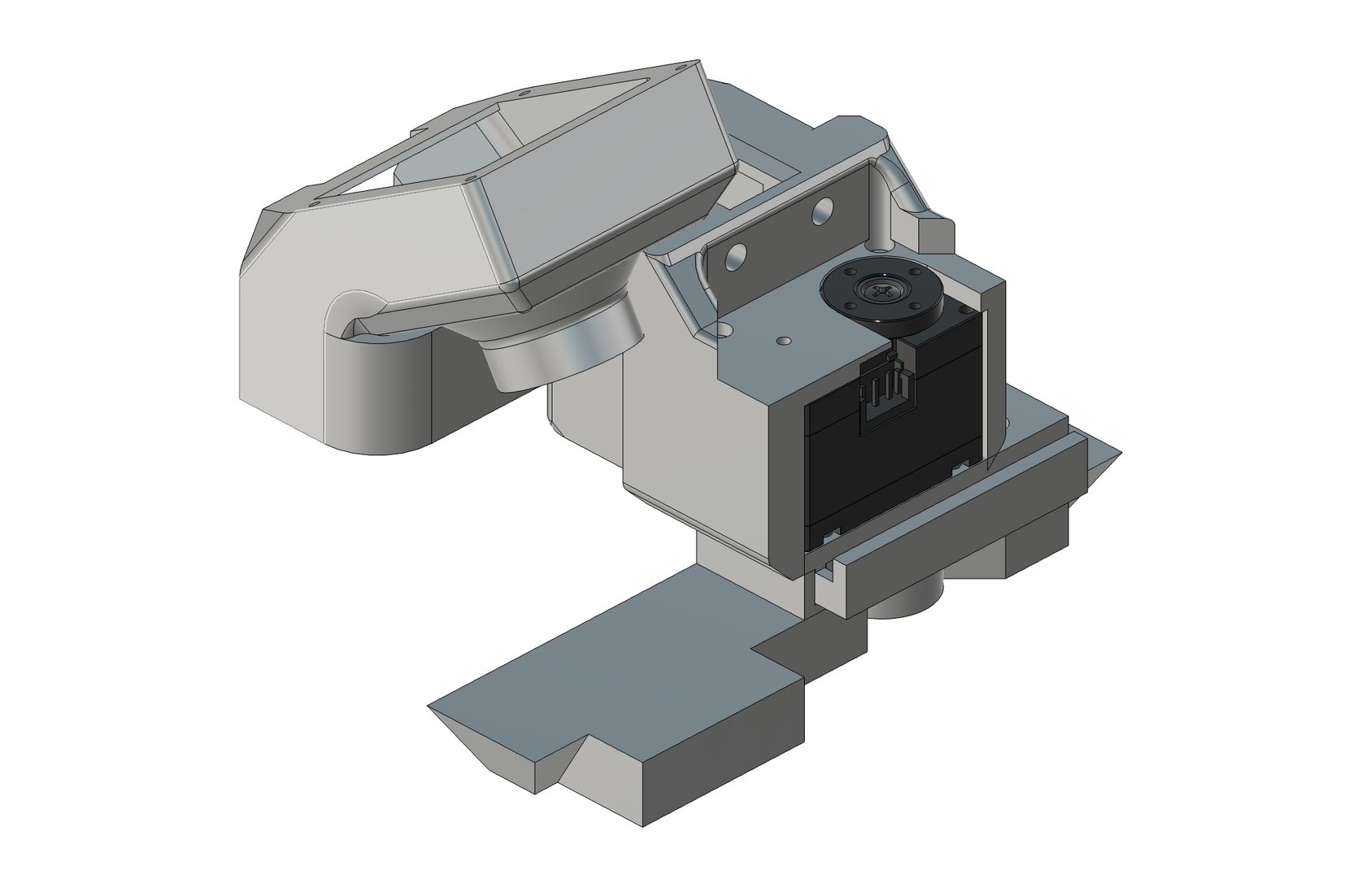 CAD render of the tool adapter mechanism